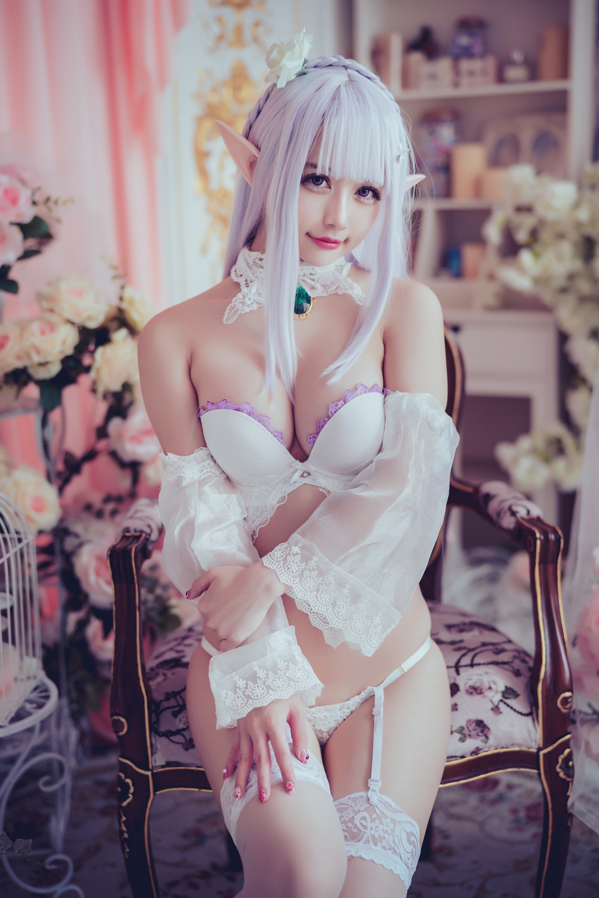 图片[1]-沖田凜花Rinka – NO.080 Emilia[20P]-XikXak